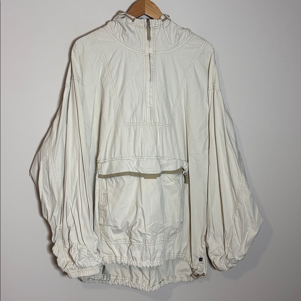 Vintage 90s Gap Anorak Pullover Jacket Military Style XXL